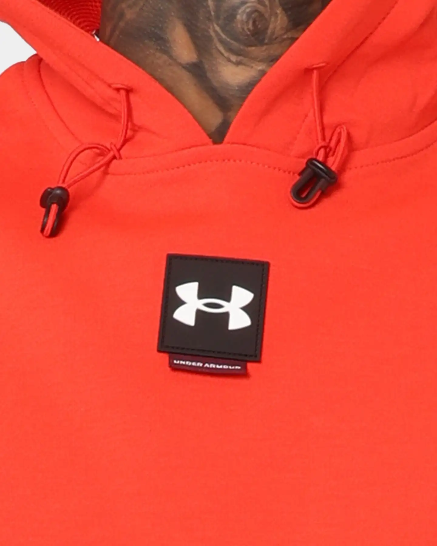 Under Armour Summit Knit Hoodie Red/White - Image 7