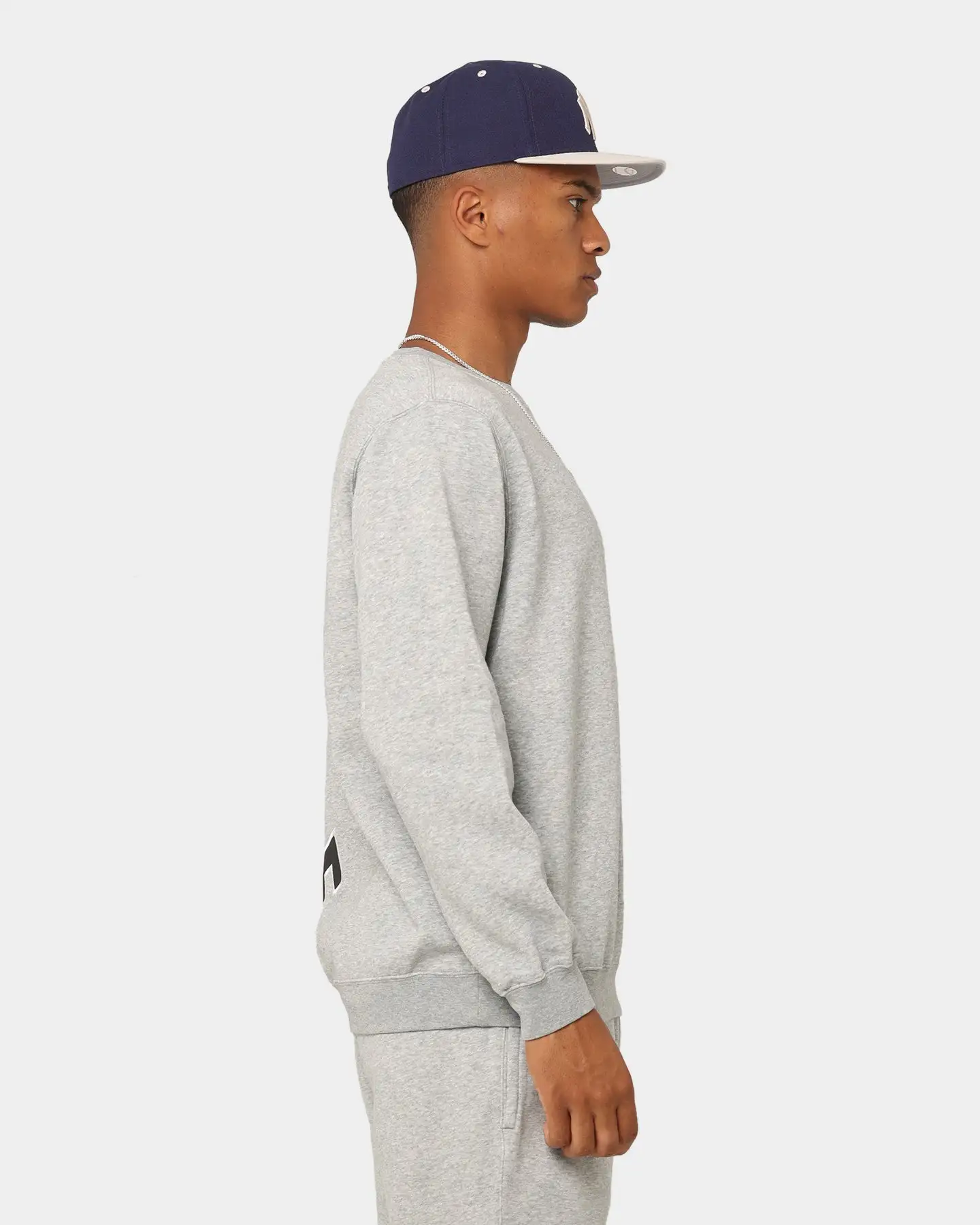 Supreme X Nike Arc Crewneck Gray - Image 5