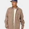 X-Large Denim Long Sleeve Work Shirt Sand