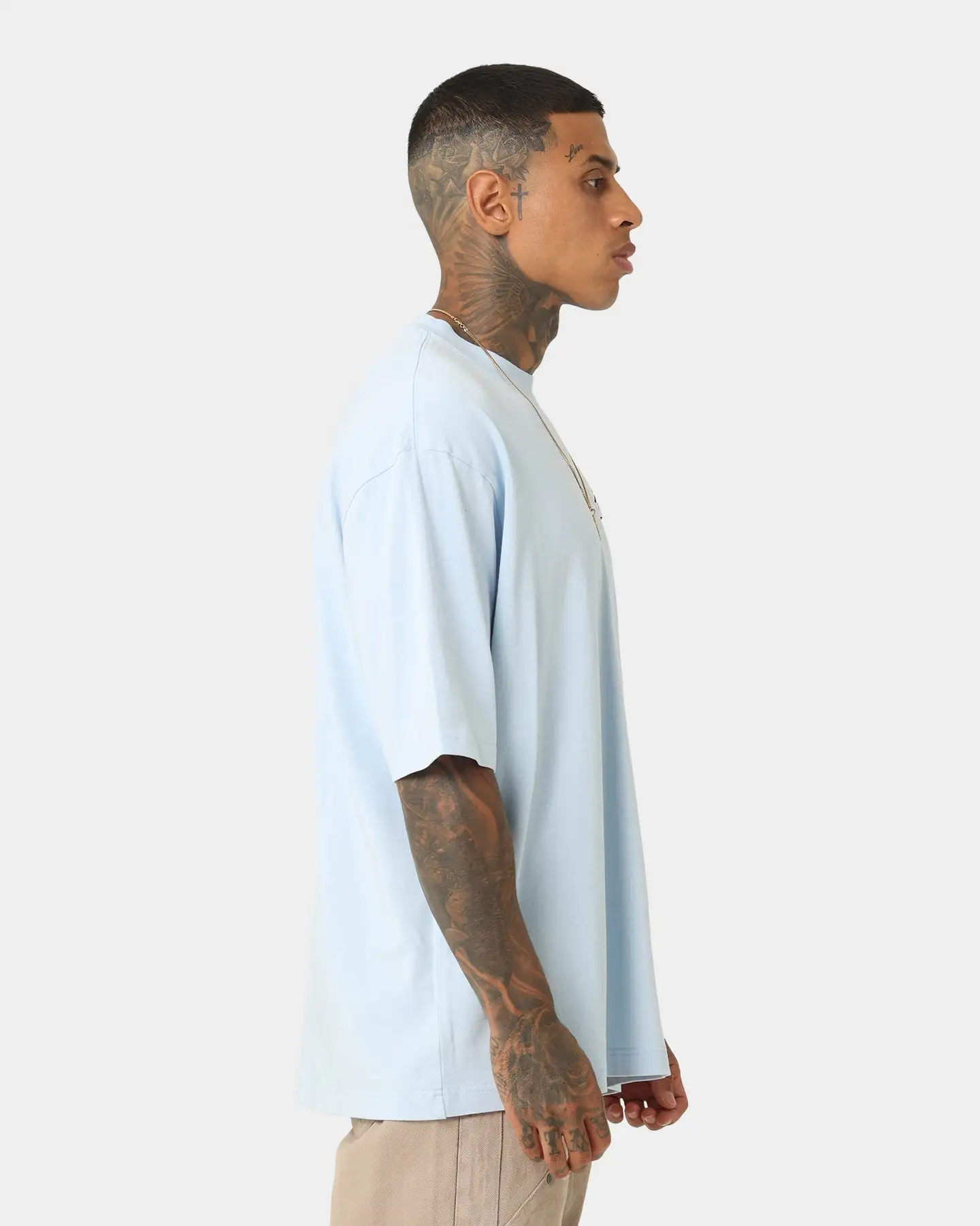 Jordan Flight Essential Oversized Washed T-Shirt Ice Blue - Image 5