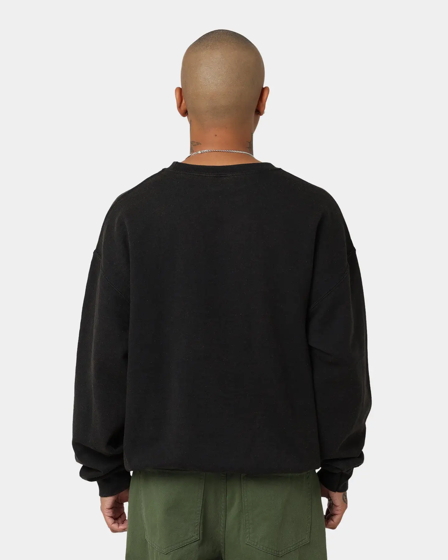 Goat Crew Green Skeleton Crewneck Black - Image 4