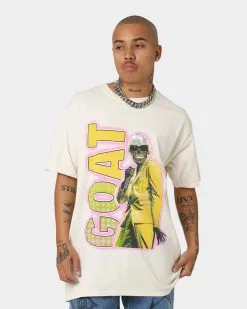 Goat Crew Bob Cut Skelly T-Shirt Off White