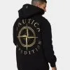 Nautica Pacific Hoodie Black/Gold