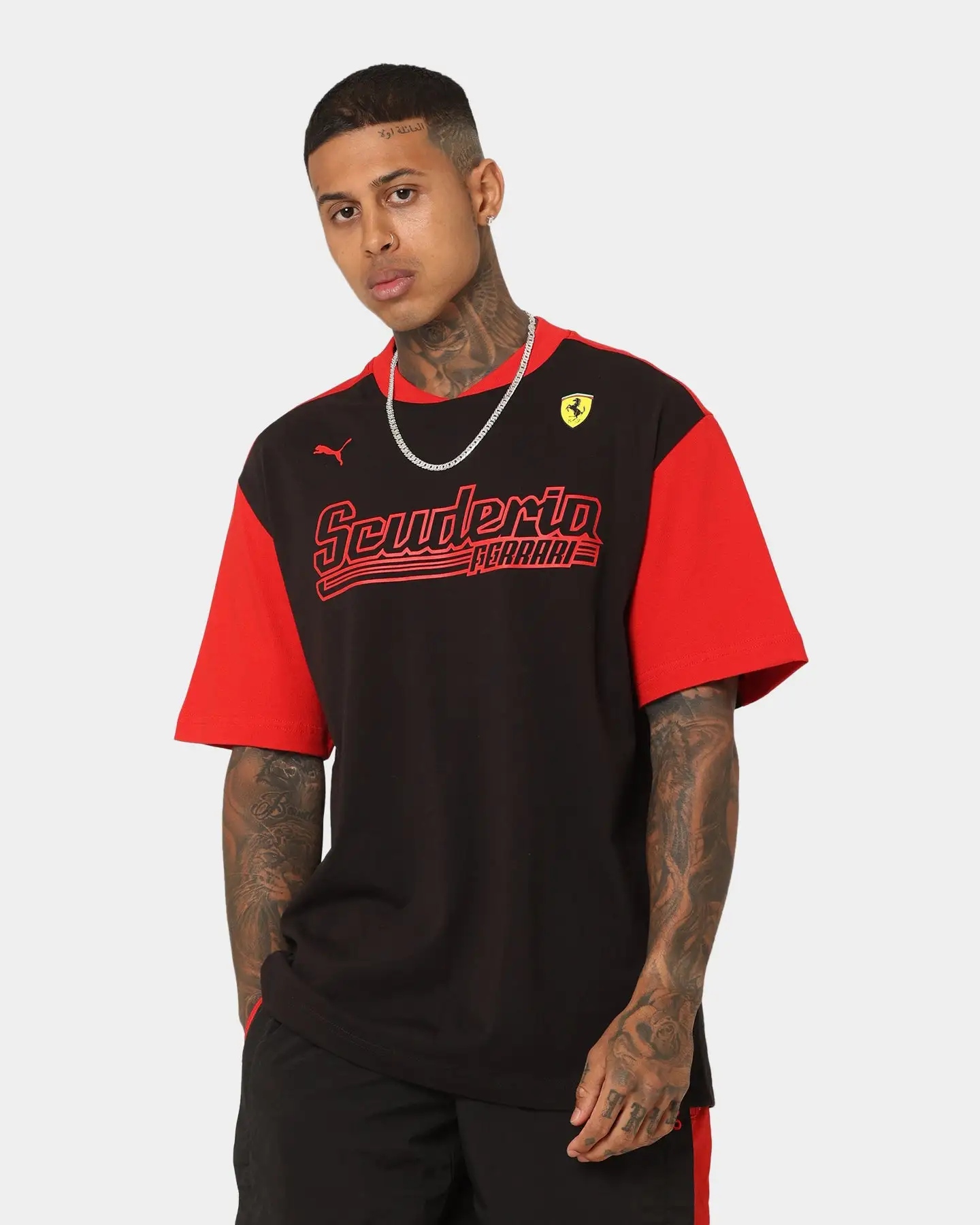 Puma X Ferrari Motorsports Race Statement T-Shirt Puma Black