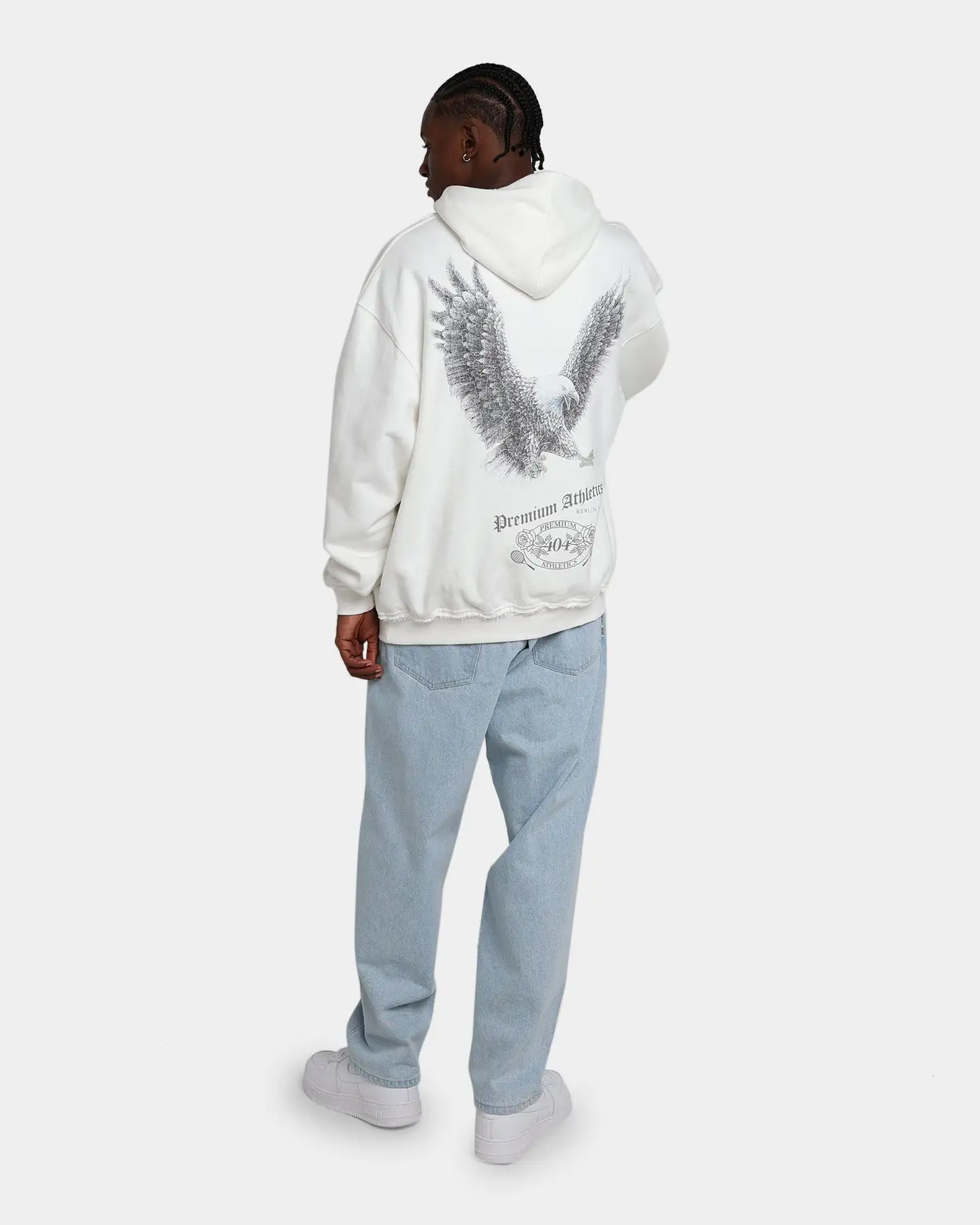 404 Flight Vintage Hoodie Off White - Image 4