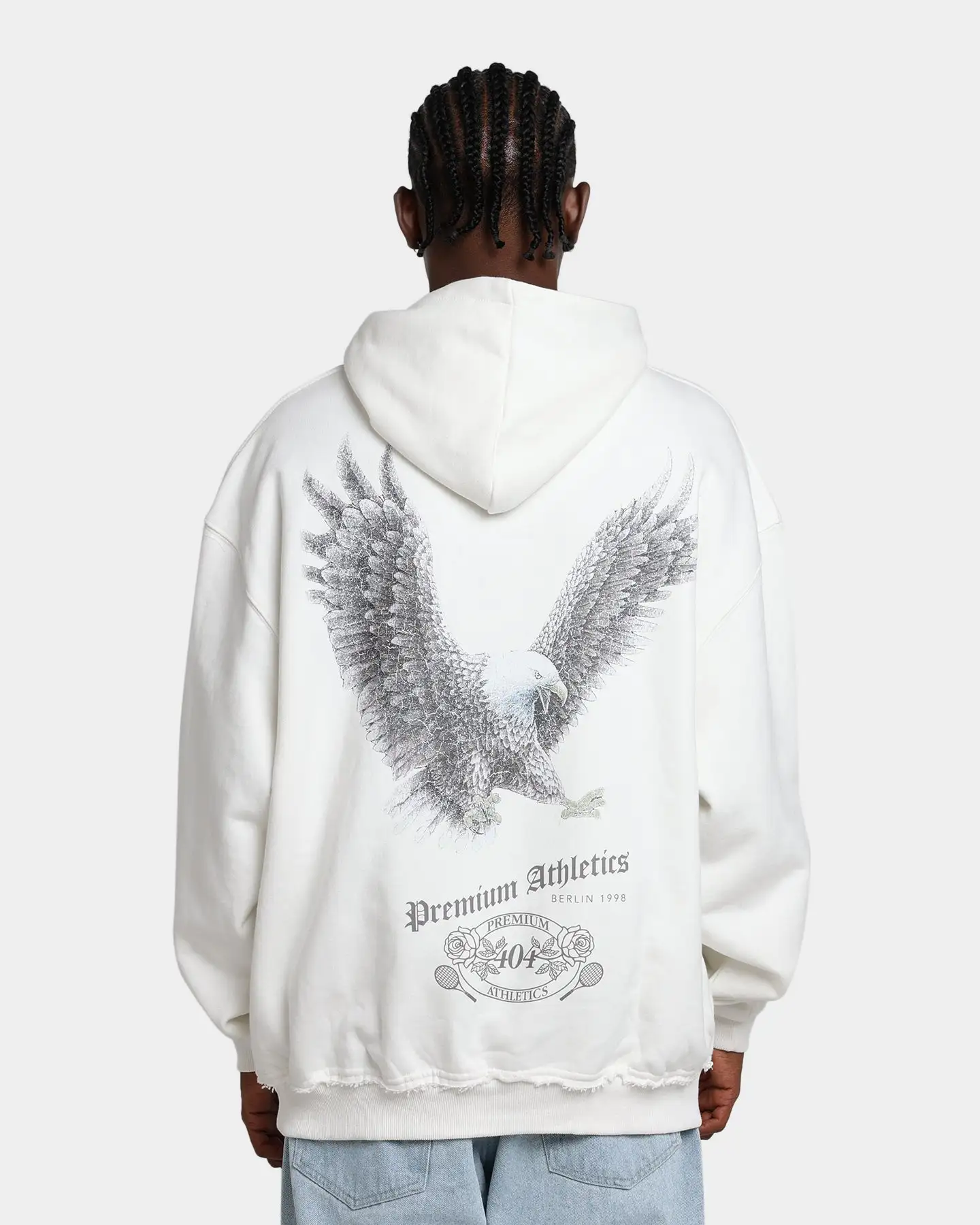 404 Flight Vintage Hoodie Off White - Image 6