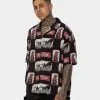 Loiter X Godzilla Godzilla Button Up Shirt Black