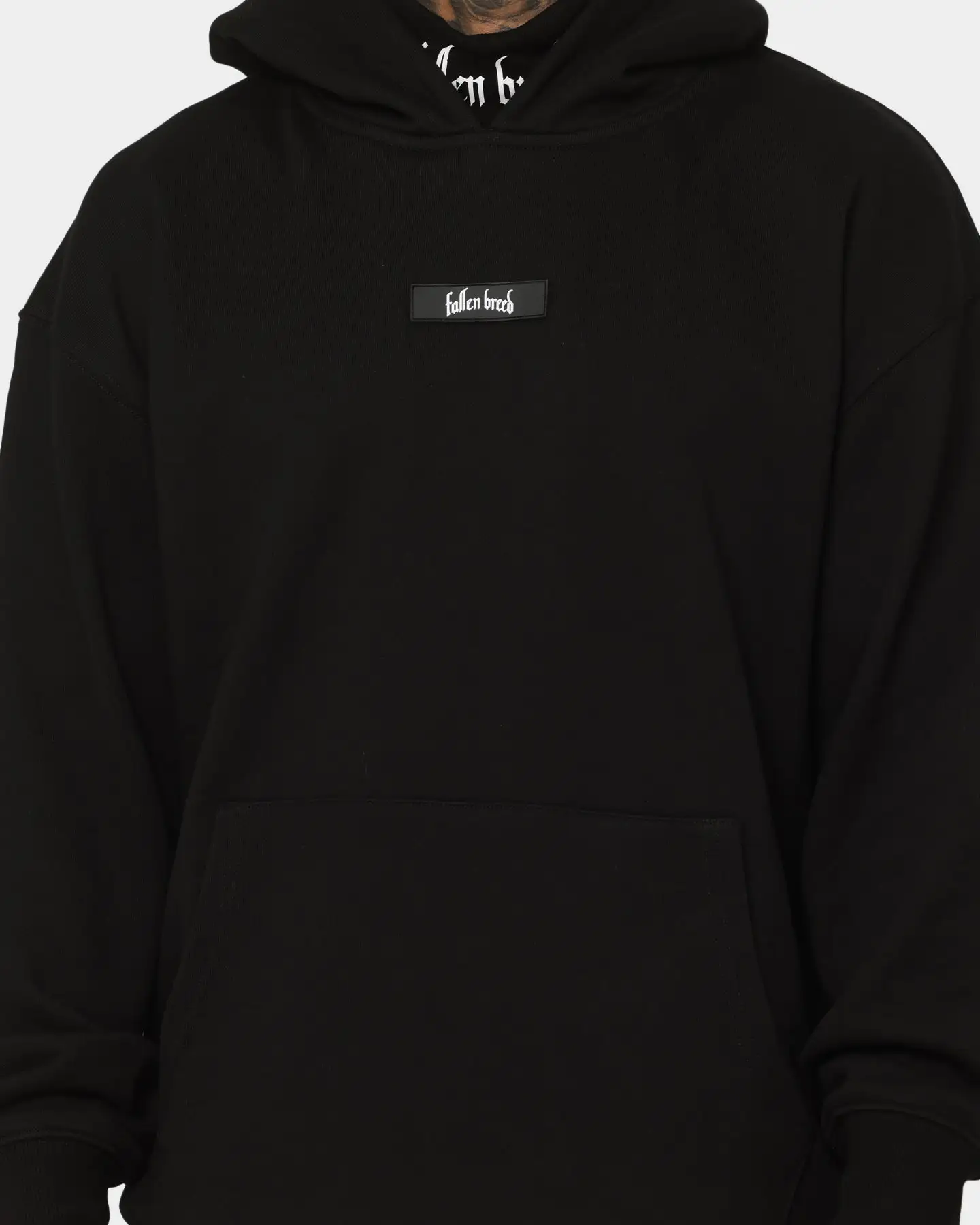 Fallen Breed Signature Logo Hoodie Black - Image 4