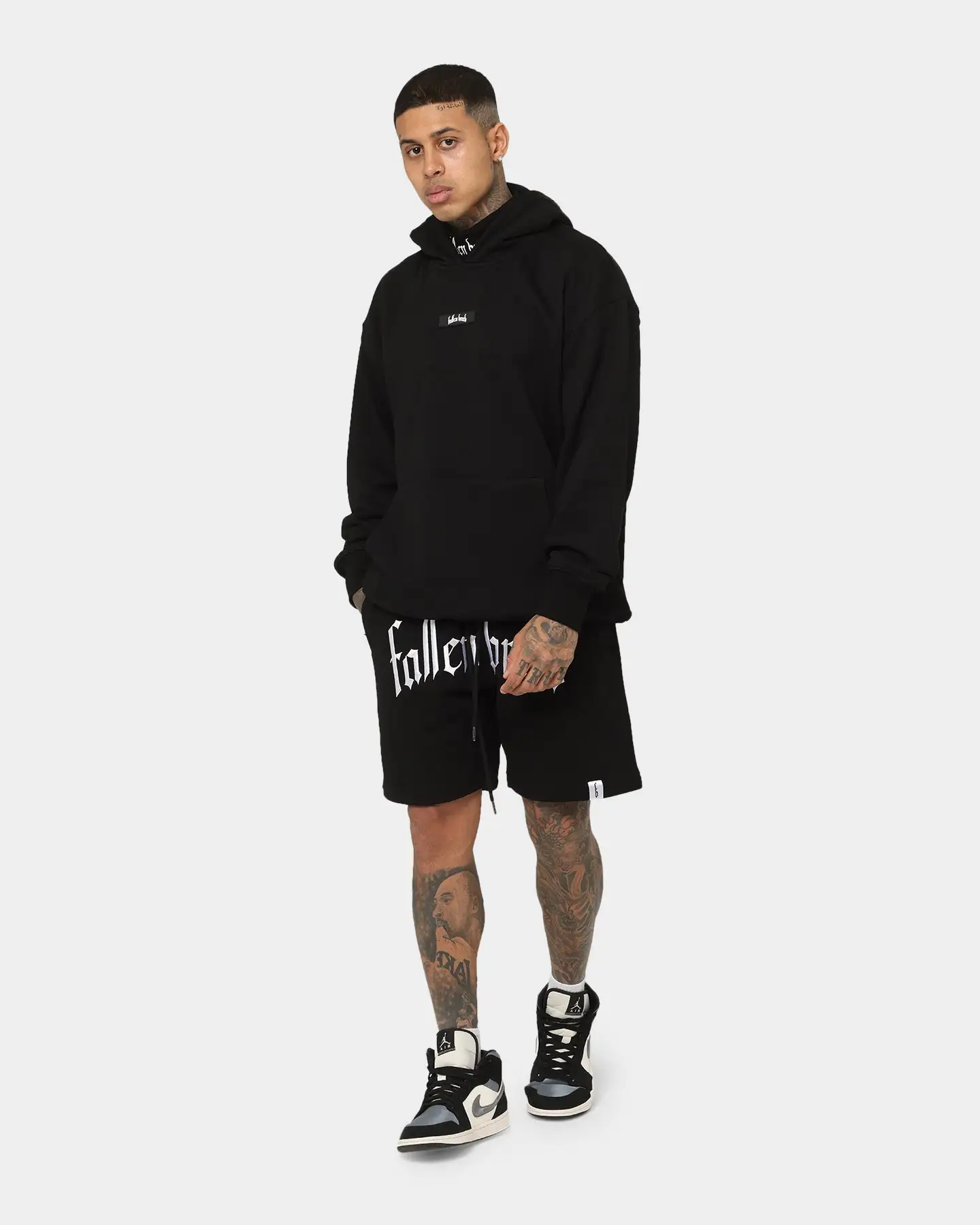 Fallen Breed Signature Logo Hoodie Black - Image 8