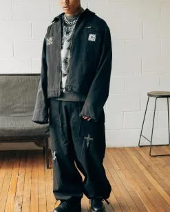 Loiter X The Anti Order Power Jacket Vintage Black