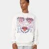 Mitchell & Ness New York Knicks Division Champions Crewneck Vintage White