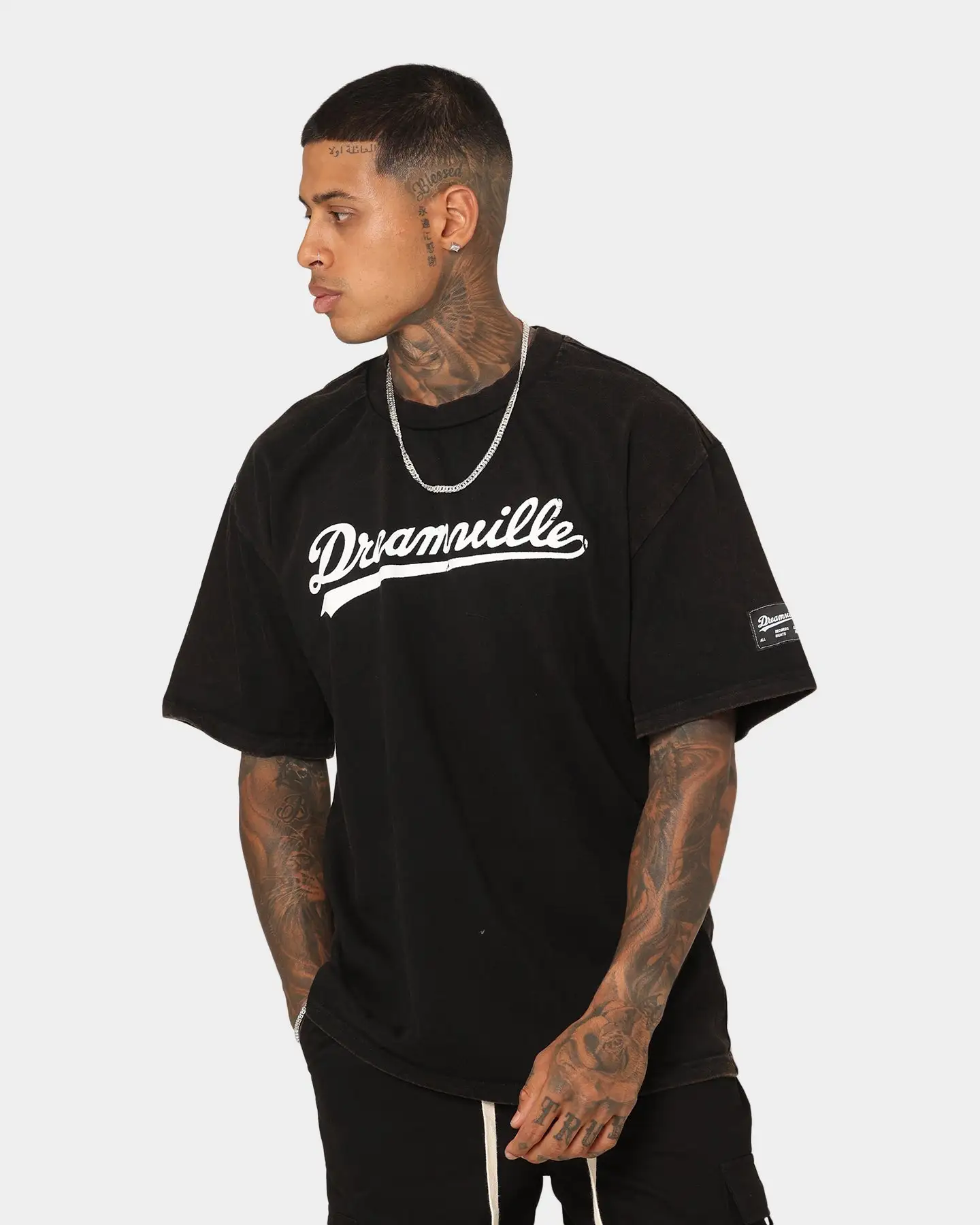Dreamville Dreamville Logo Vintage T-Shirt Black