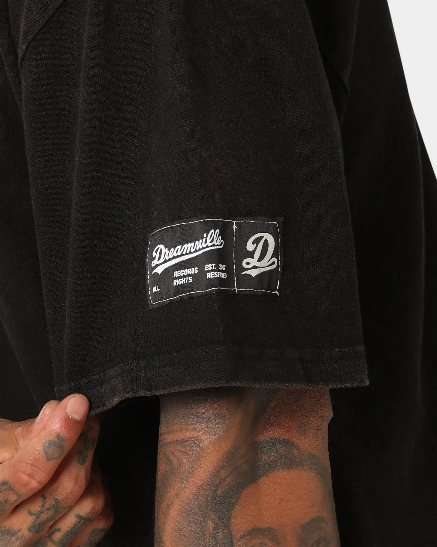 Dreamville Dreamville Logo Vintage T-Shirt Black - Image 7