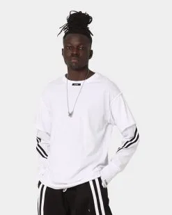 The Anti Order Anti Sport Layered Long Sleeve T-Shirt White/Black
