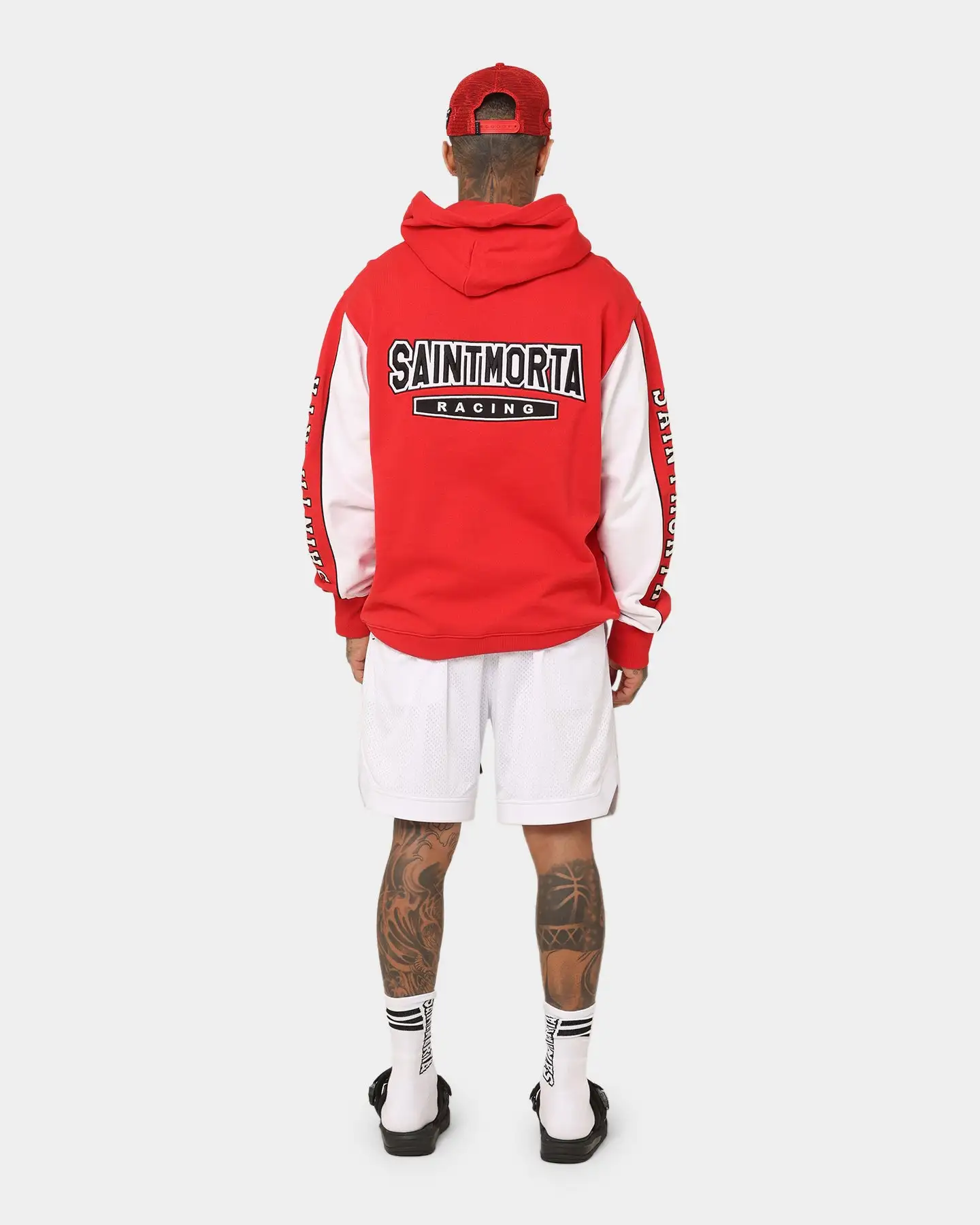 Saint Morta Pro Racing Hoodie Red - Image 11