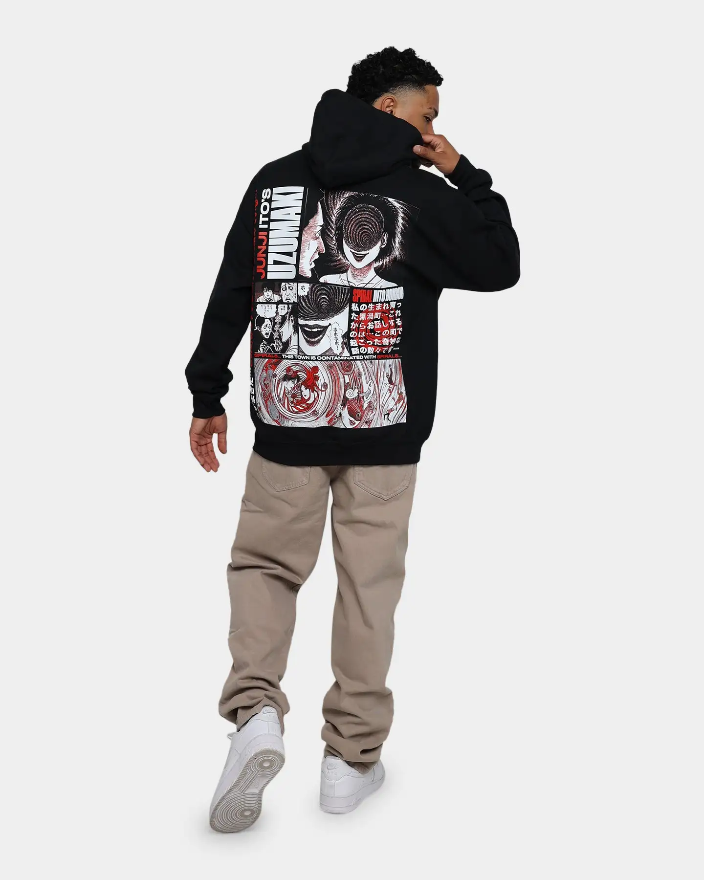 Goat Crew Uzumaki Hoodie Black - Image 3