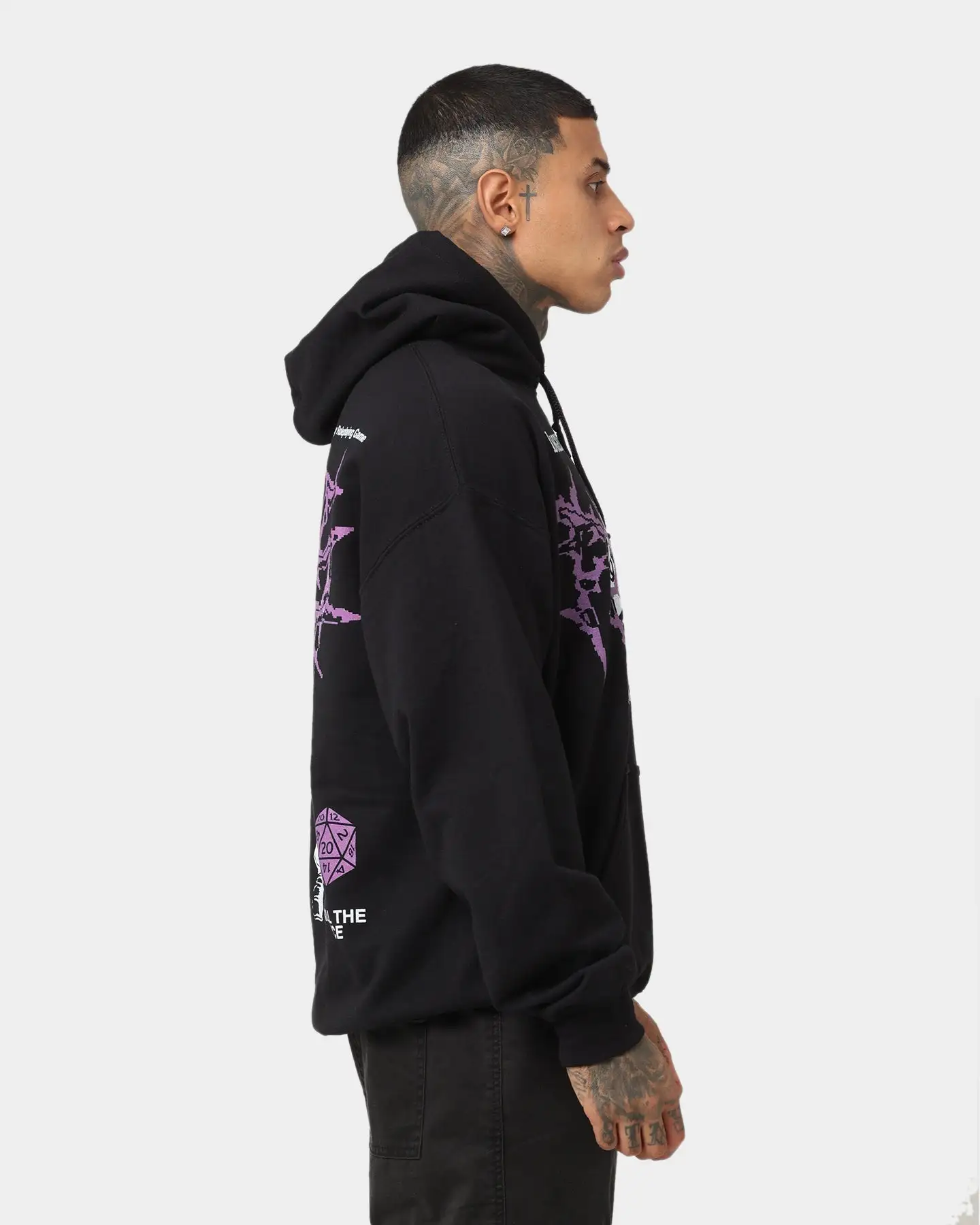 Rats Get Fat X Dungeons And Dragons Warduke Premium Vintage Hoodie Black - Image 6