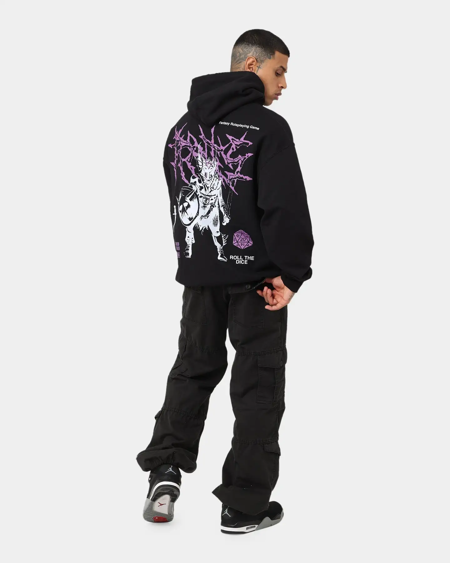 Rats Get Fat X Dungeons And Dragons Warduke Premium Vintage Hoodie Black - Image 8