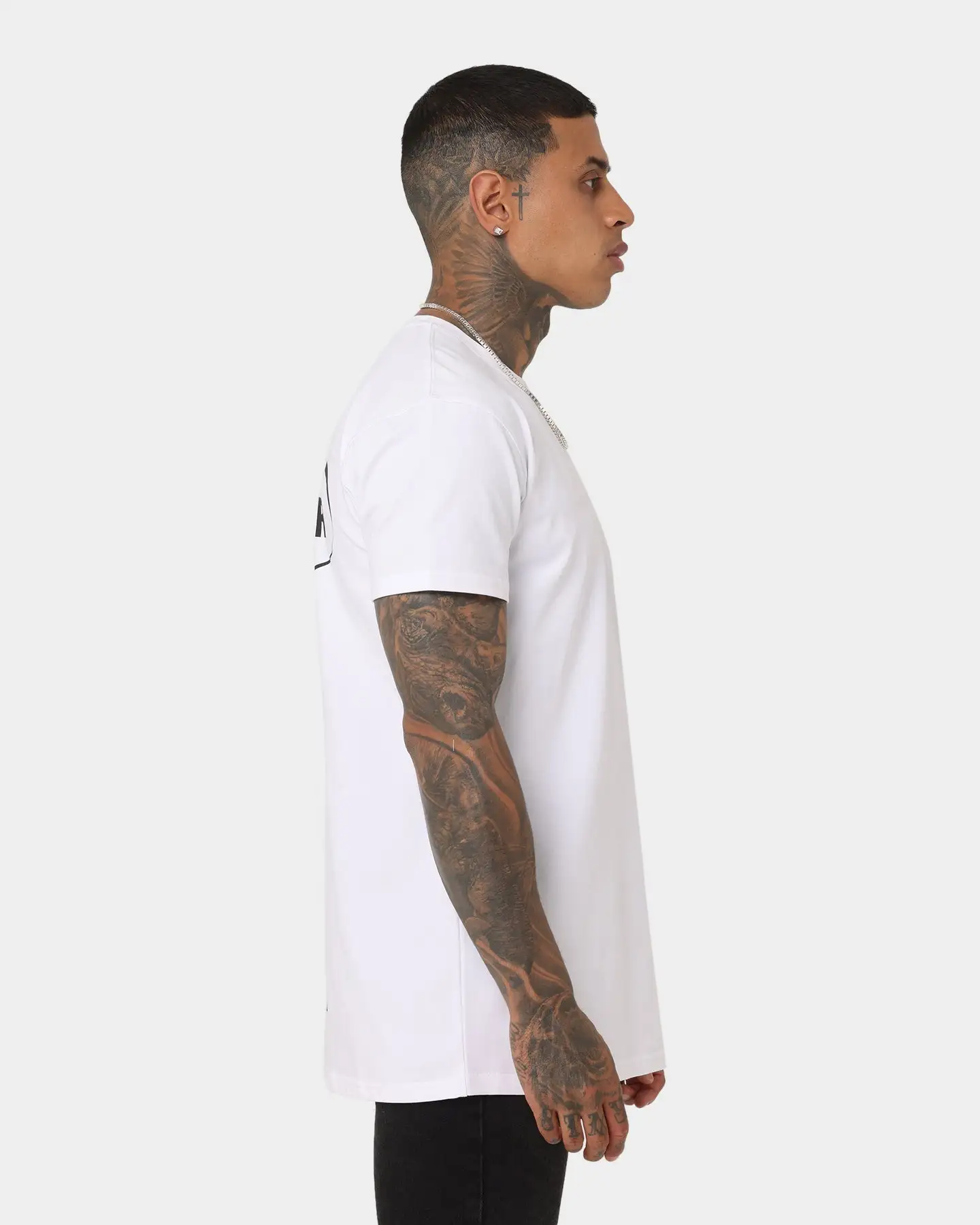 Emperor Apparel Ovale Hustle T-Shirt White - Image 6