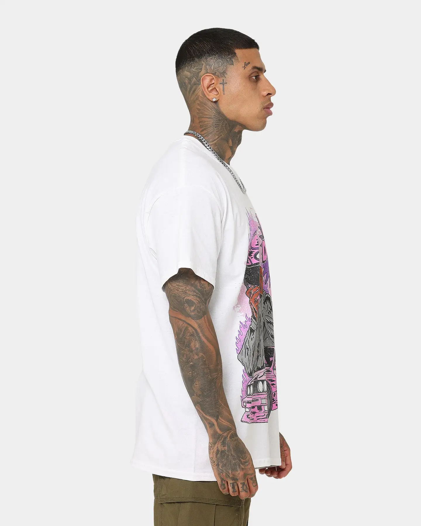 Goat Crew Boys Don't Cry T-Shirt White - Image 5