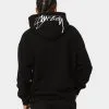 Stussy Back Appliqué 50/50 Hoodie Black