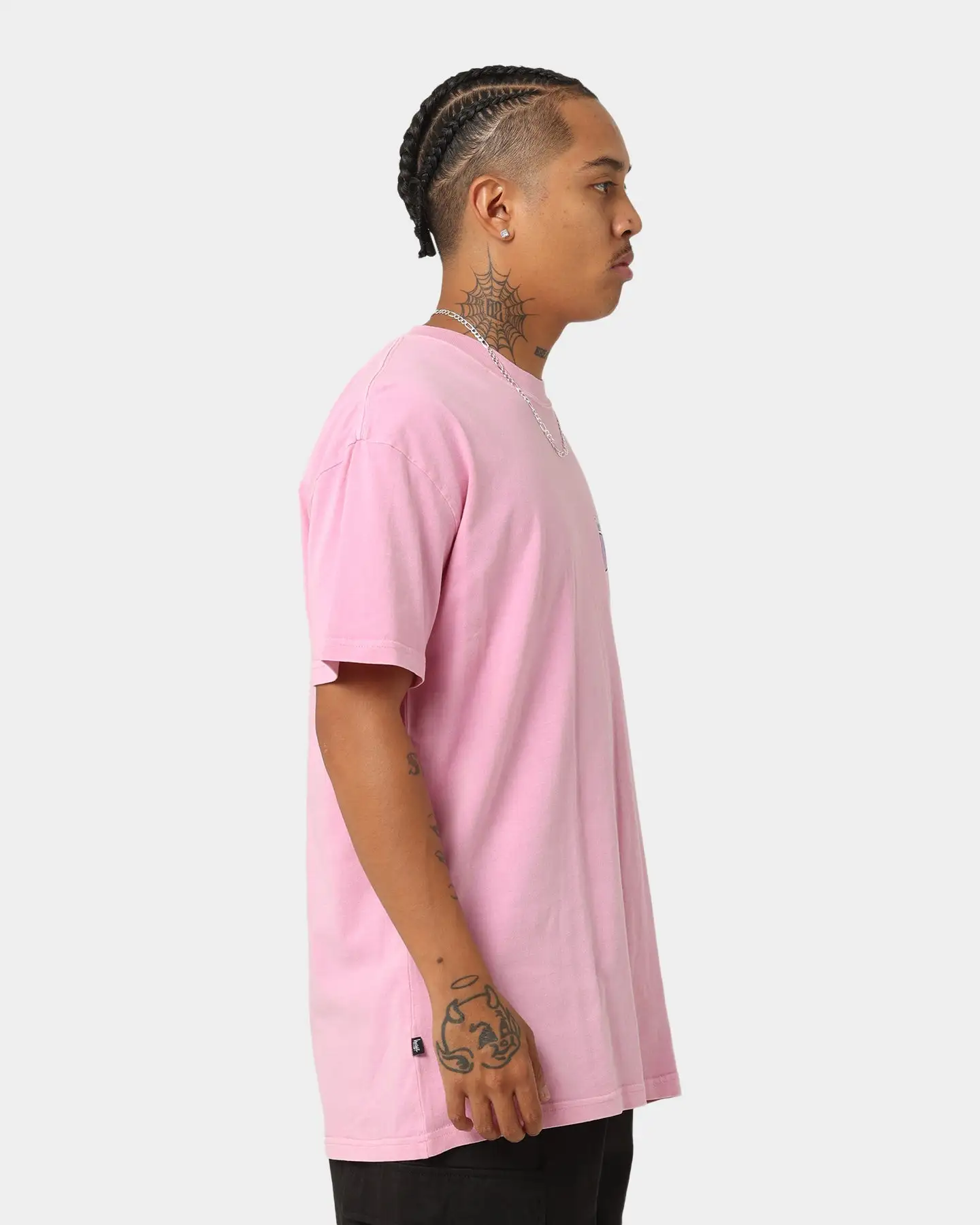 Stussy Phat S 50-50 T-Shirt Pigment Candy Pink - Image 6