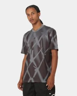 Adidas Streetball All Over Print T-Shirt Grey