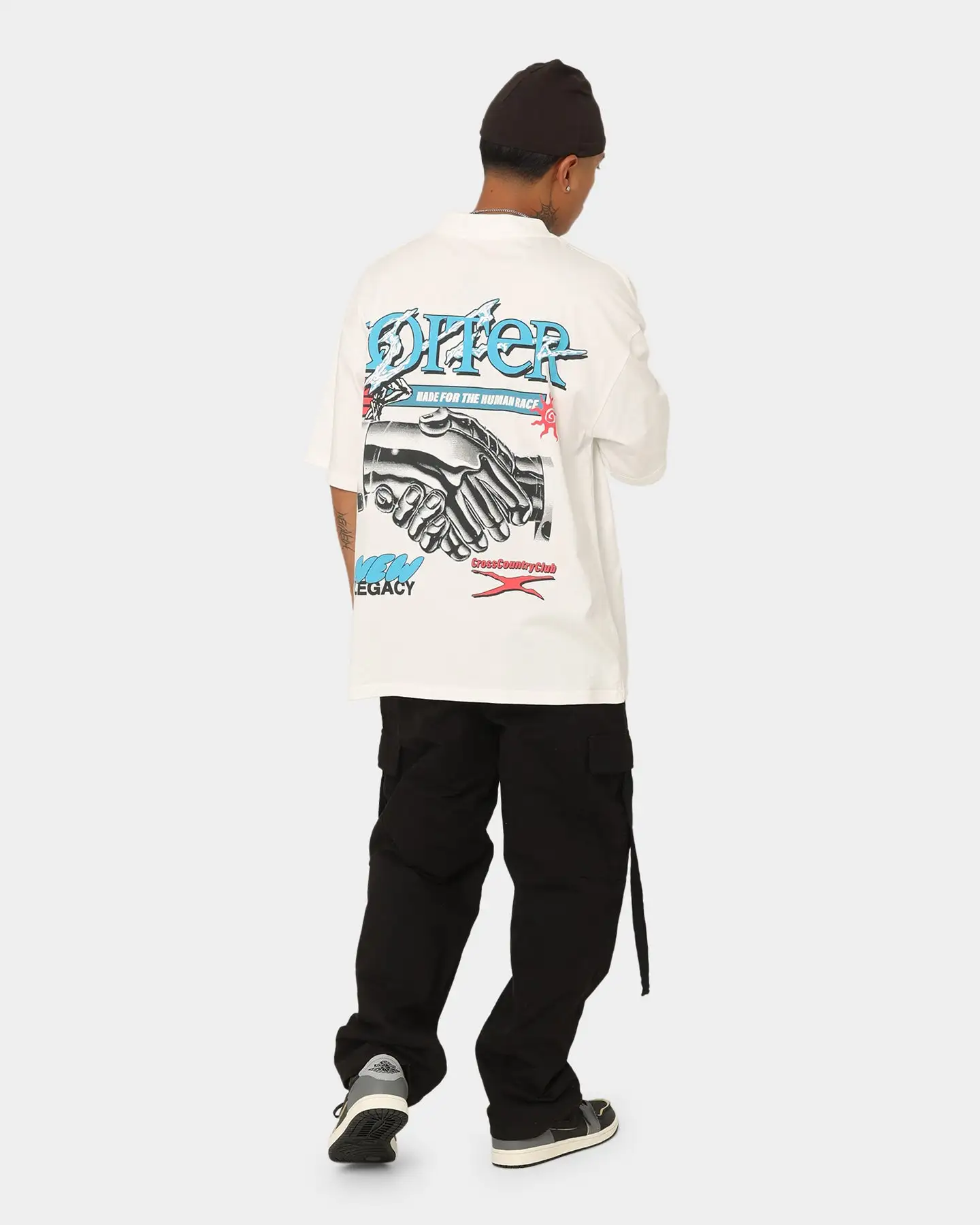 Loiter New Legacy Vintage T-Shirt Off White - Image 3