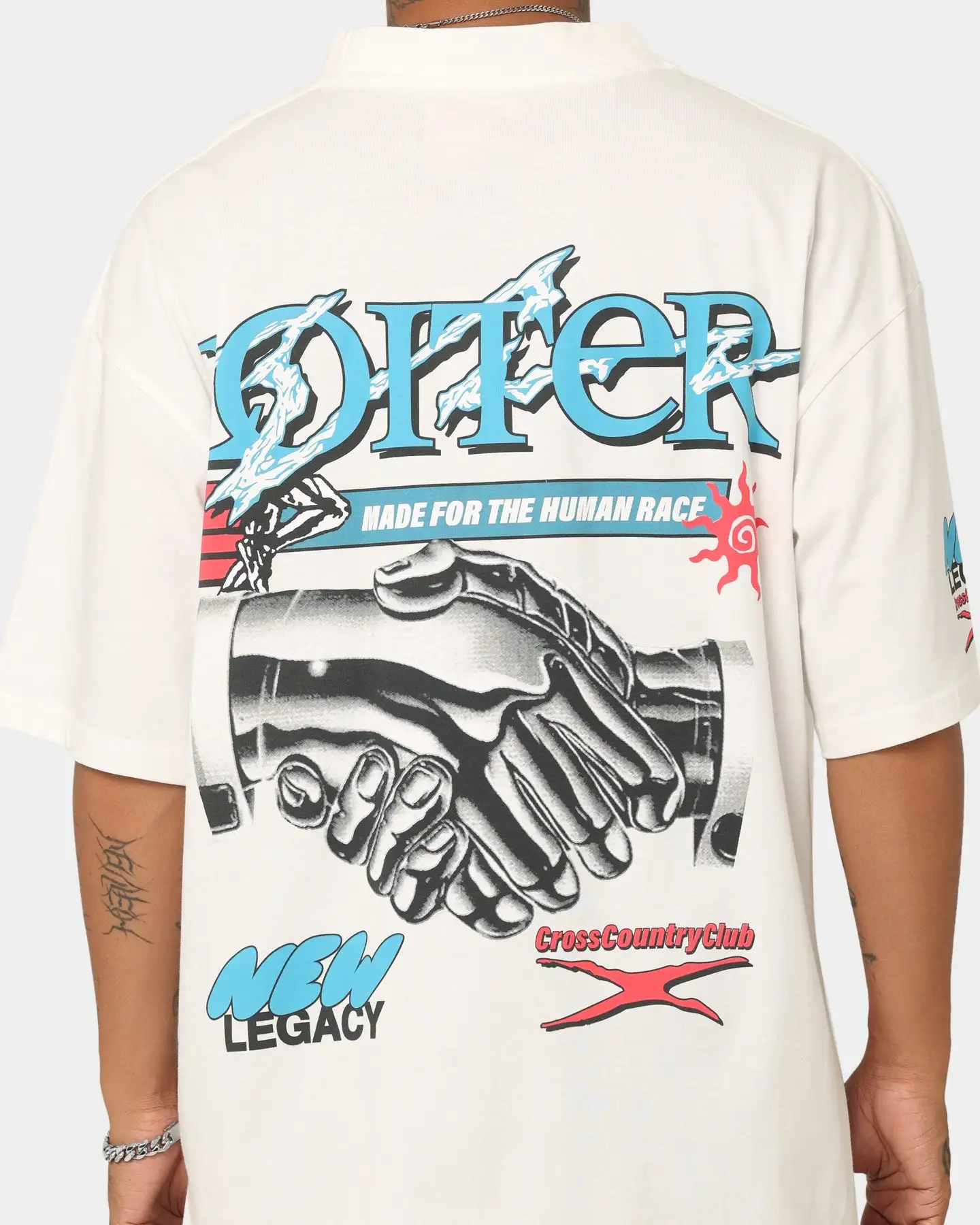 Loiter New Legacy Vintage T-Shirt Off White - Image 5