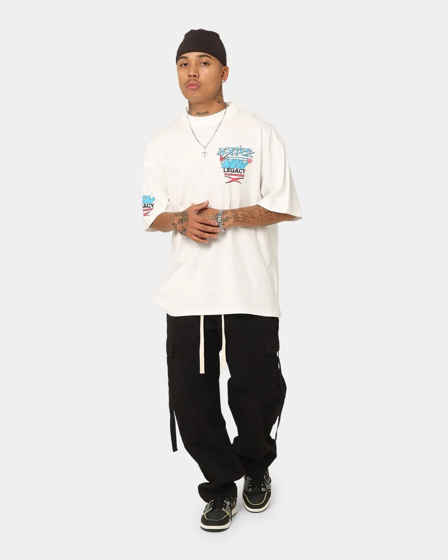 Loiter New Legacy Vintage T-Shirt Off White - Image 8