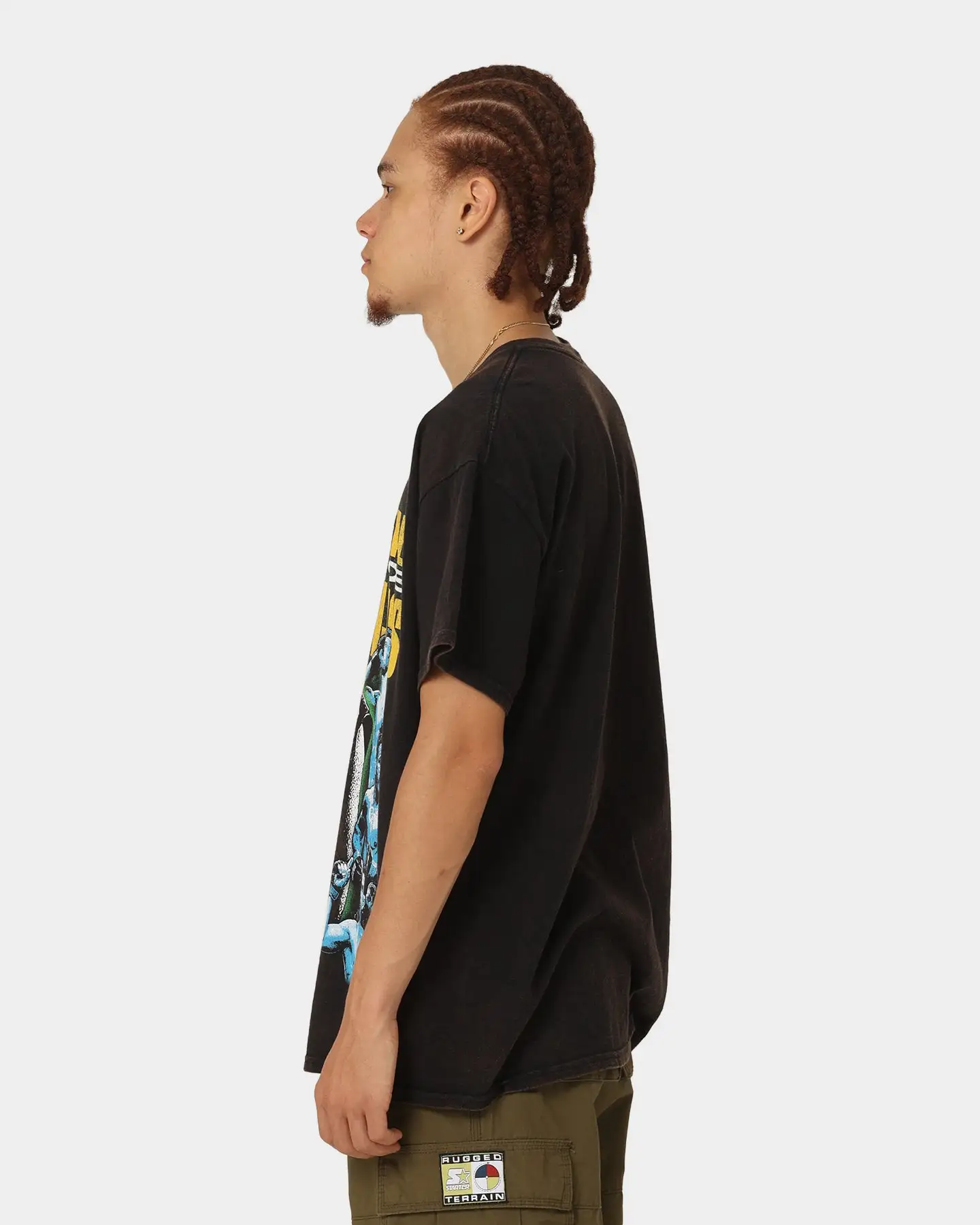 Goat Crew X UFC Rafael Dos Anjos Vintage T-Shirt Black Wash - Image 6