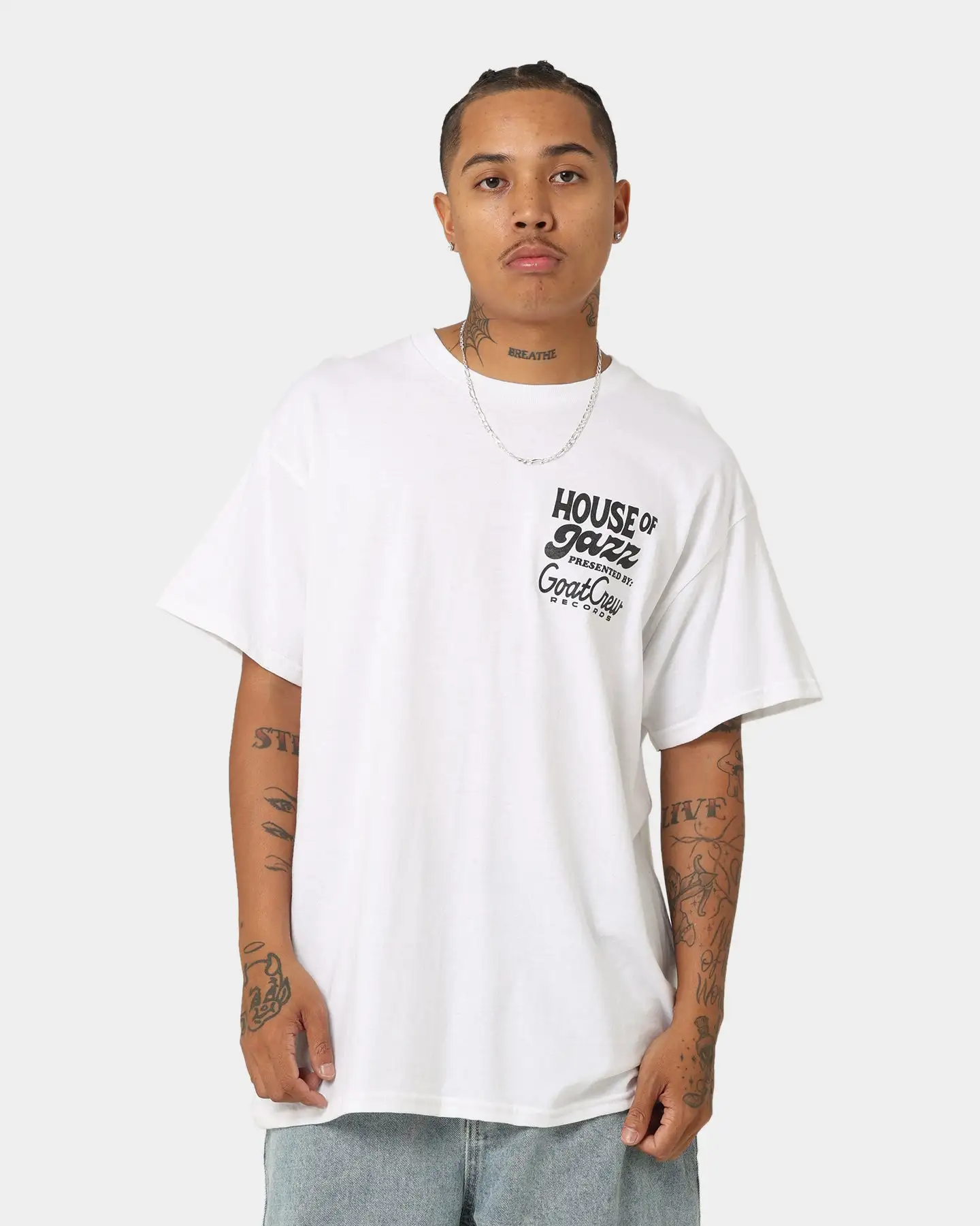 Goat Crew House Of Jazz T-Shirt White - Image 2