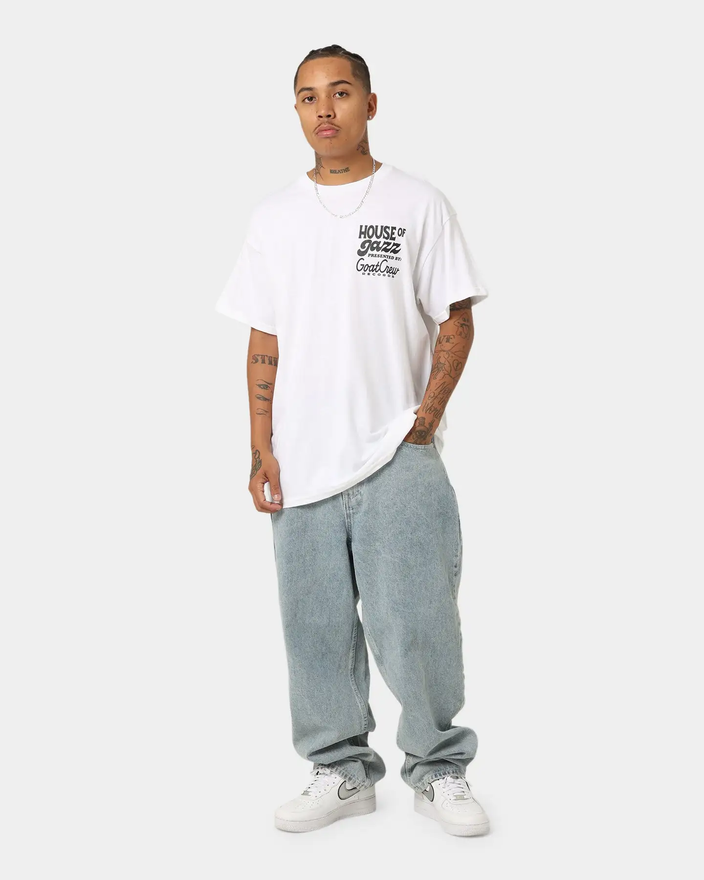 Goat Crew House Of Jazz T-Shirt White - Image 8