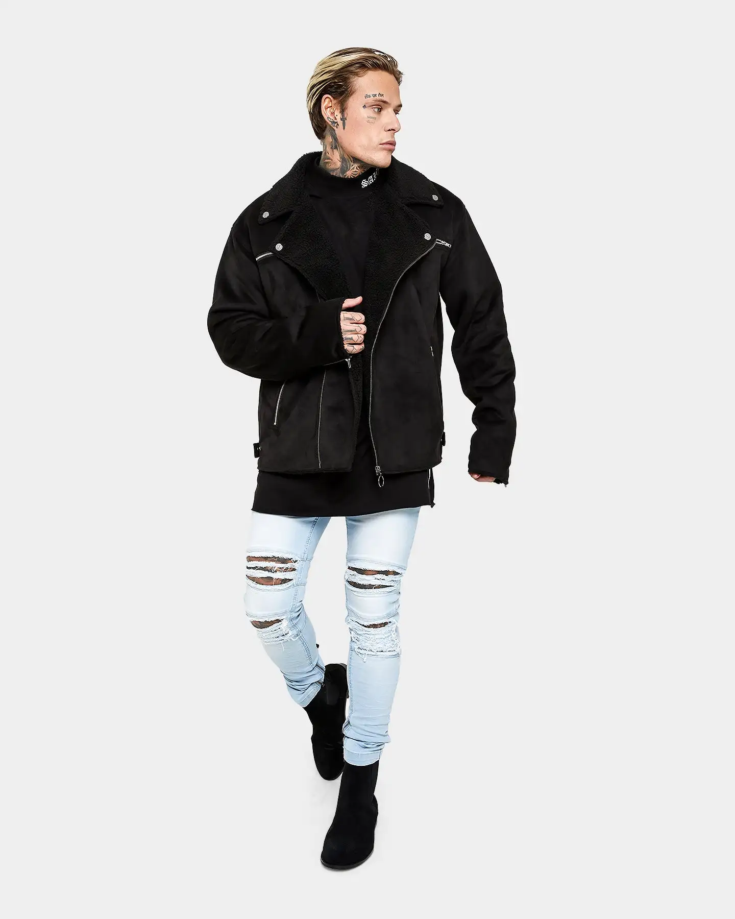 Saint Morta Rework Jeans Light Blue - Image 2