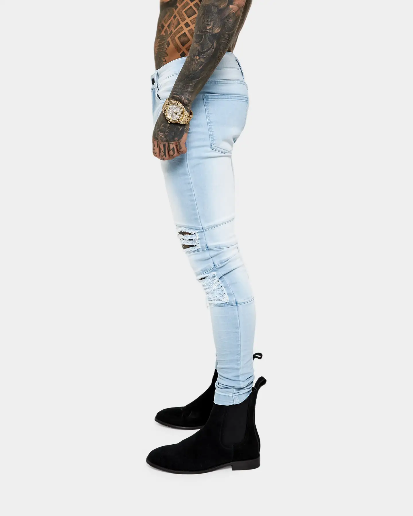 Saint Morta Rework Jeans Light Blue - Image 5