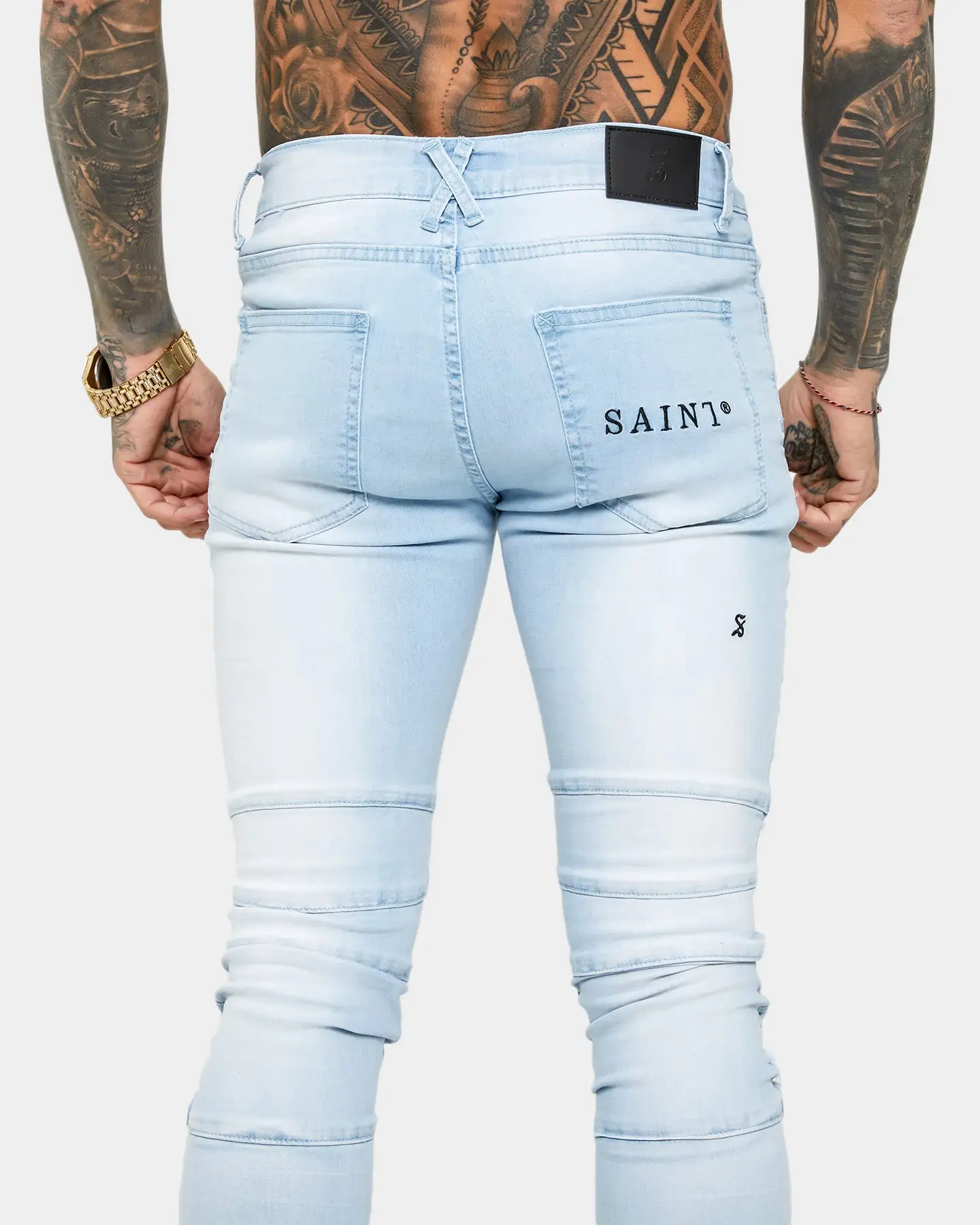 Saint Morta Rework Jeans Light Blue - Image 7
