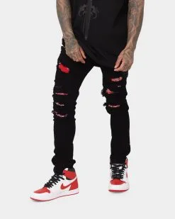 Saint Morta Bandana Summum Jean Black/Red
