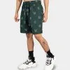 The Anti Order Non Cent Shorts Forest Green/White