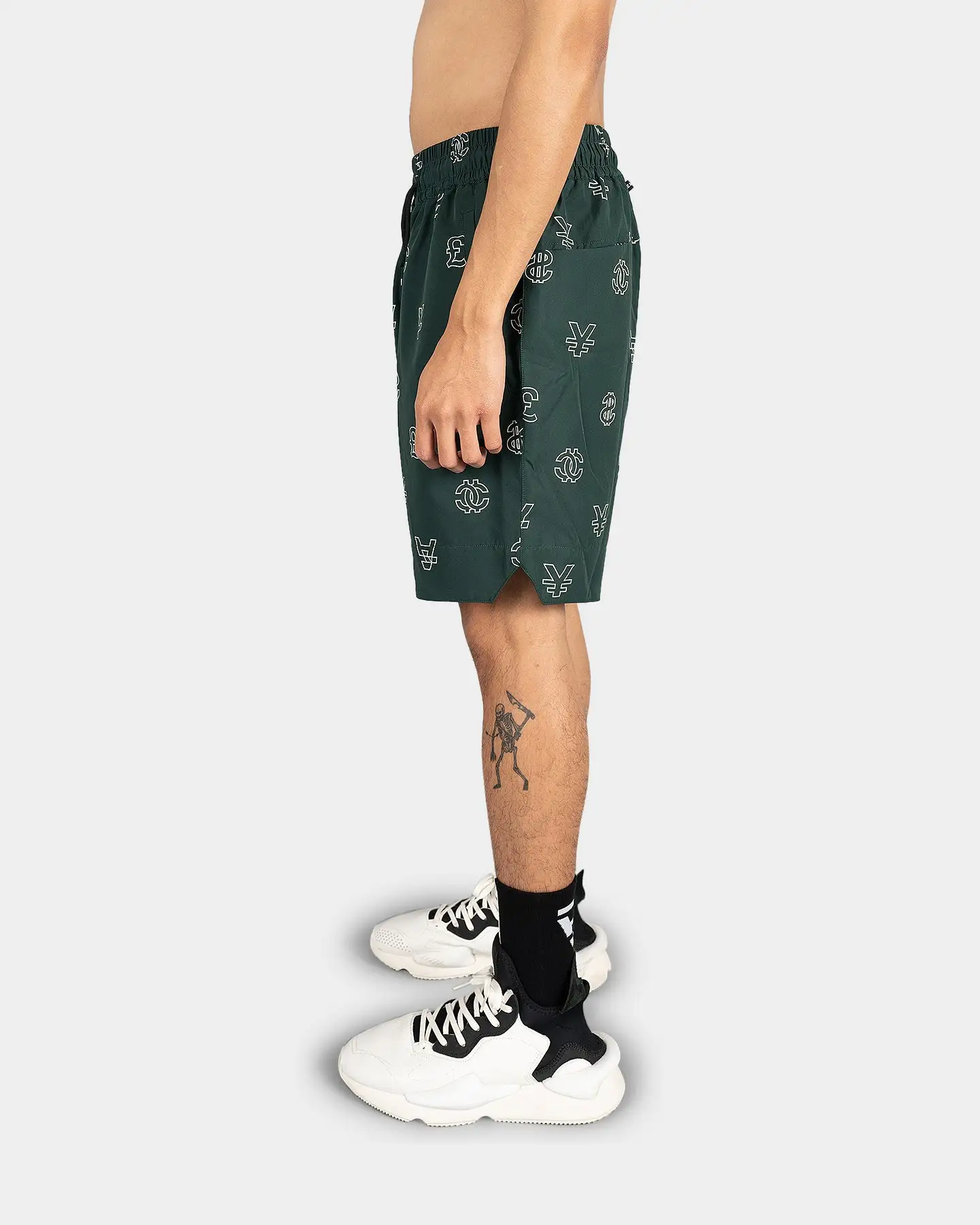 The Anti Order Non Cent Shorts Forest Green/White - Image 6
