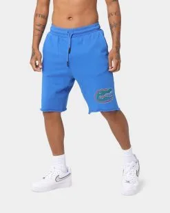 NATIONAL COLLEGIATE ATHLETIC ASSC National Collegiate Athletic Association University Of Florida Raw Edge Sweat Shorts Faded Royal