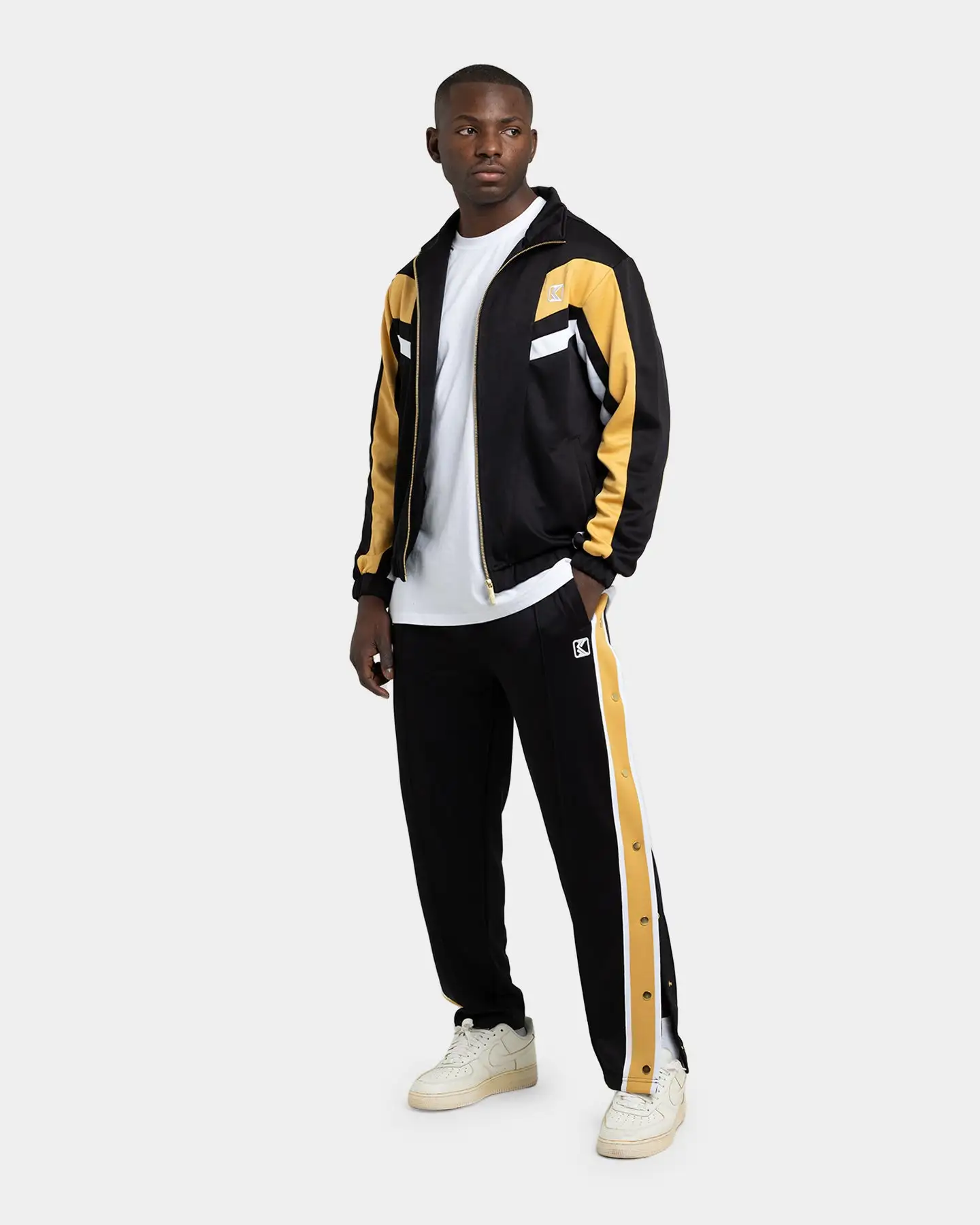 Karl Kani Men's OG Block Trackpants Black - Image 2