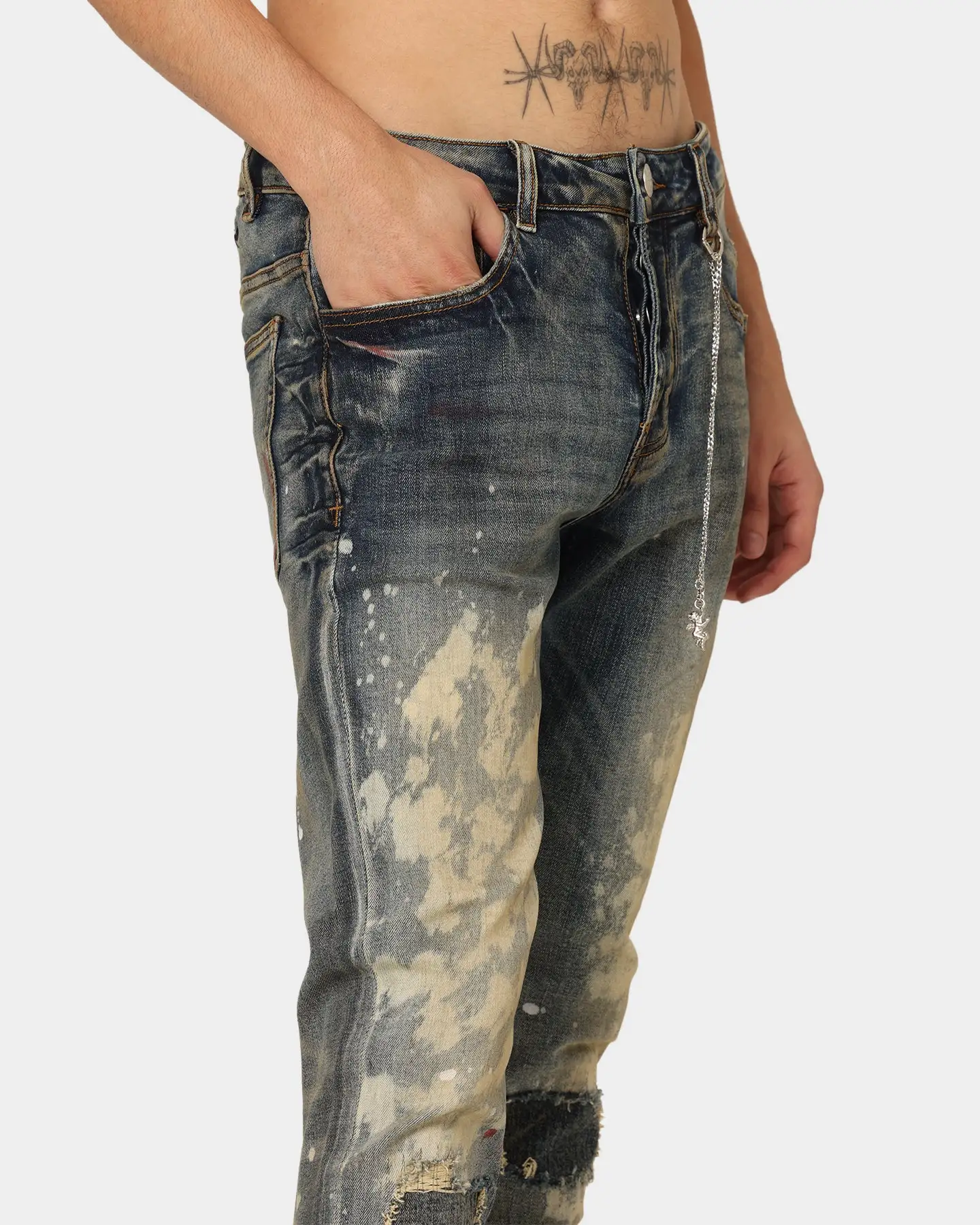 En Noir Inc Vicious Vintage Jeans Vintage Paint - Image 6