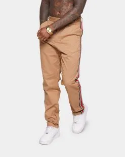 XXIII Taranto Wide Leg Stripe Pants Tan