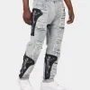 XXIII Alec Ripped Cargo Jeans Blue