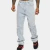 XXIII Cormac Cut Knee Jeans Blue