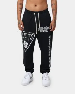 After School Special After School Special X NBA Brooklyn Nets Sweat Pants Black