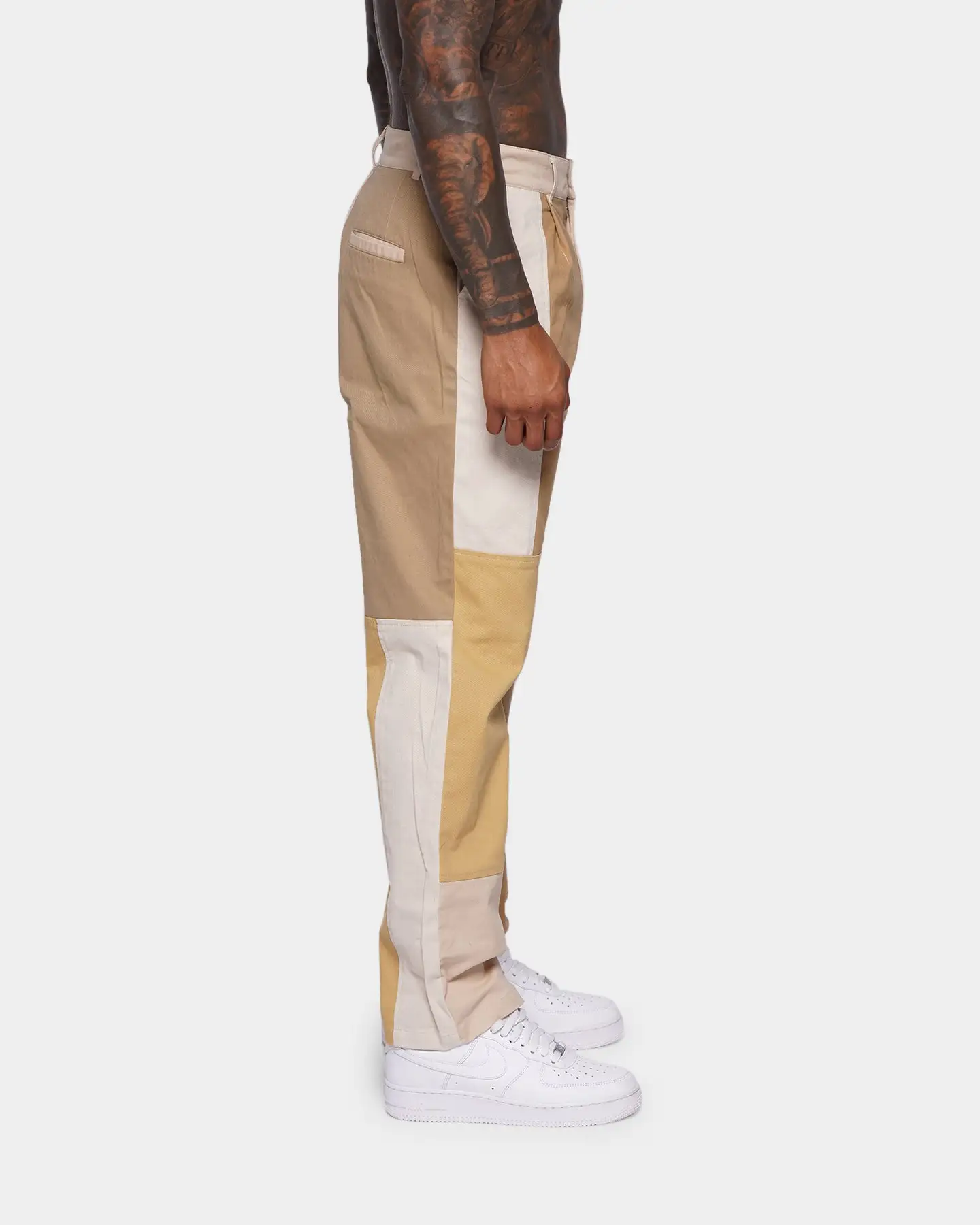 XXIII Dorian Wide Leg Chino Pants Tan - Image 3