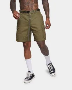 XXIII Dehaan Buckle Shorts Khaki