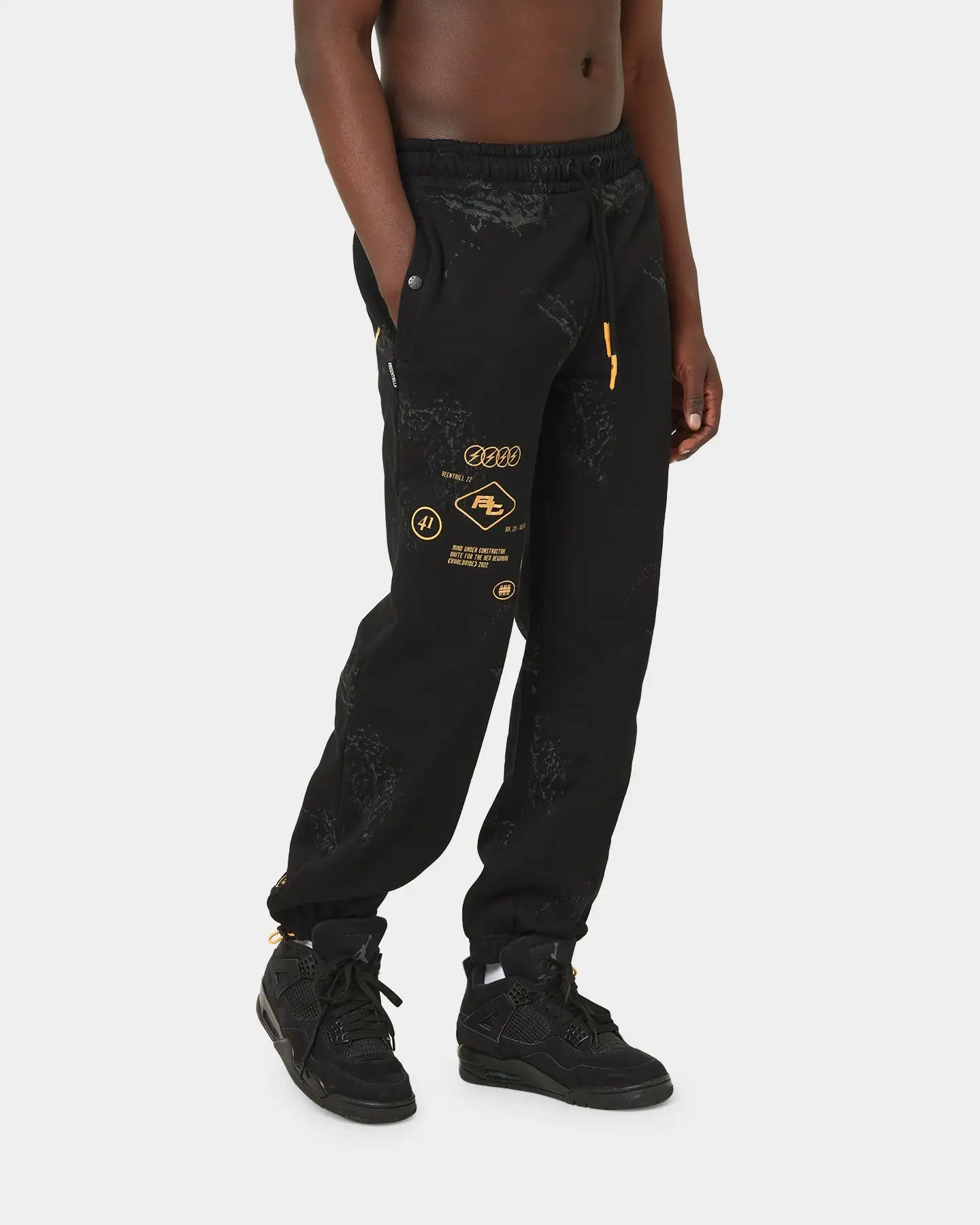 BEEN TRILL BEENTRILL Circuitry Sweat Pants Black