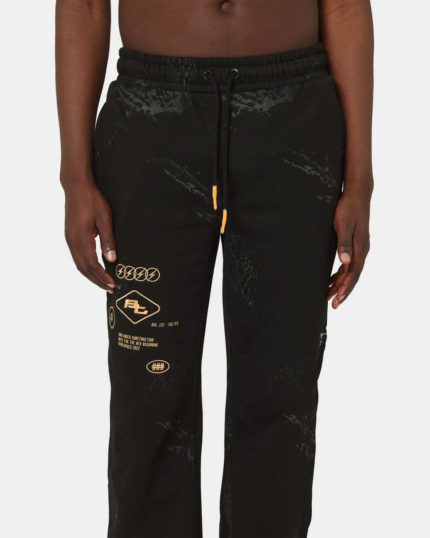 BEEN TRILL BEENTRILL Circuitry Sweat Pants Black - Image 3
